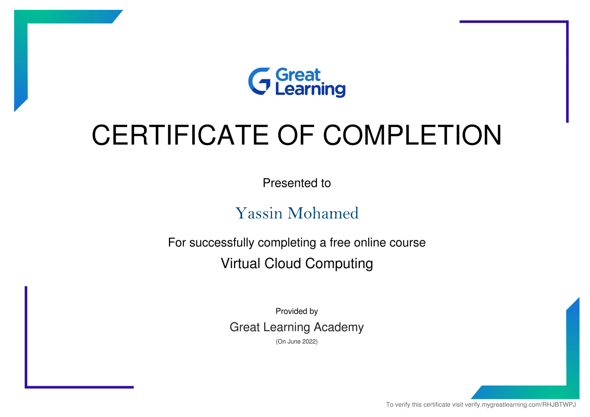 Virtual Cloud Computing