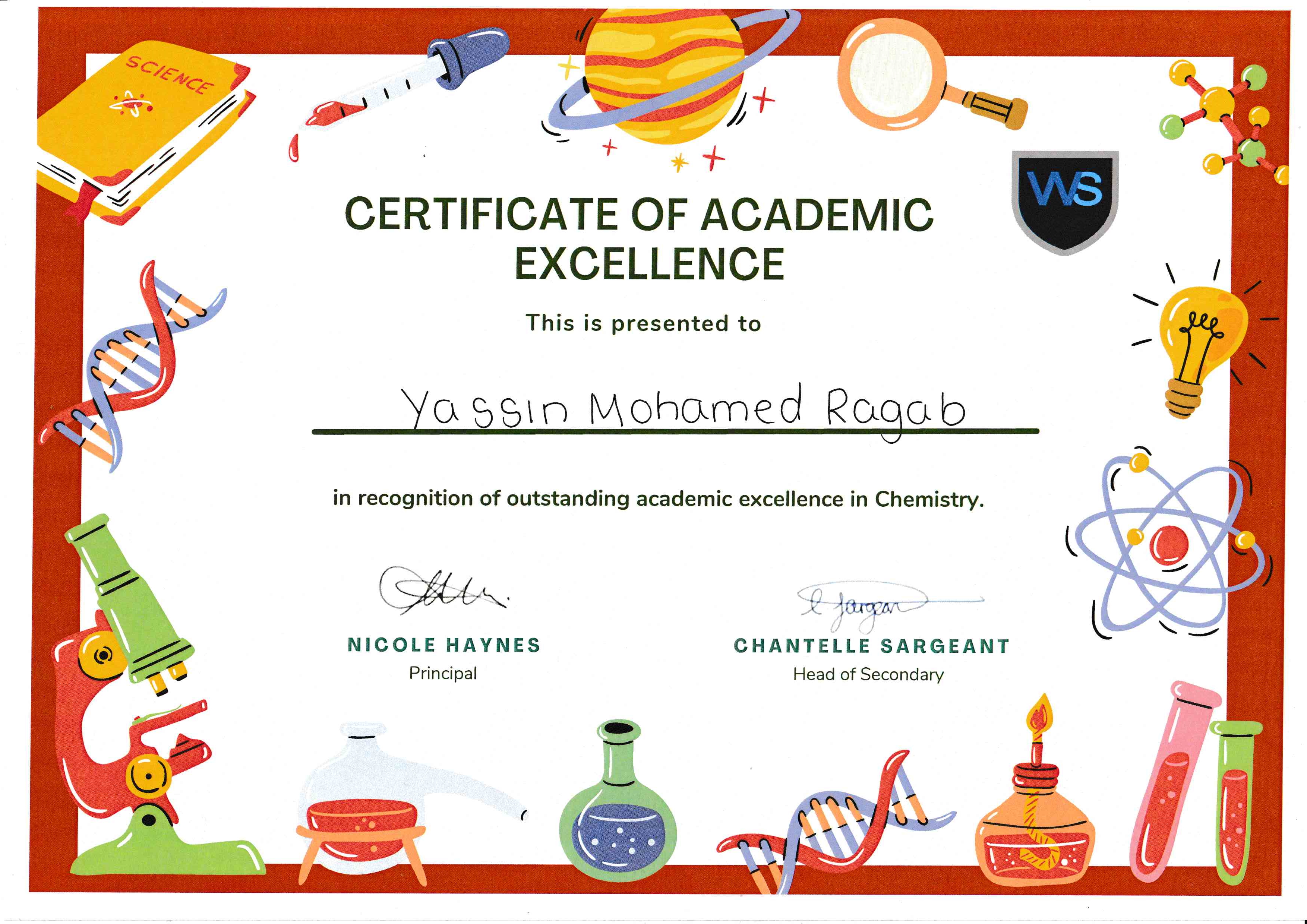 Chemistry Excellence