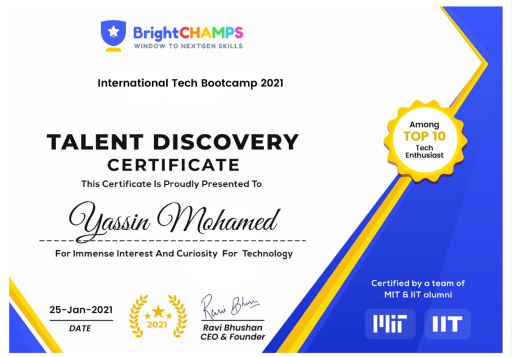 BrightChamps Completion